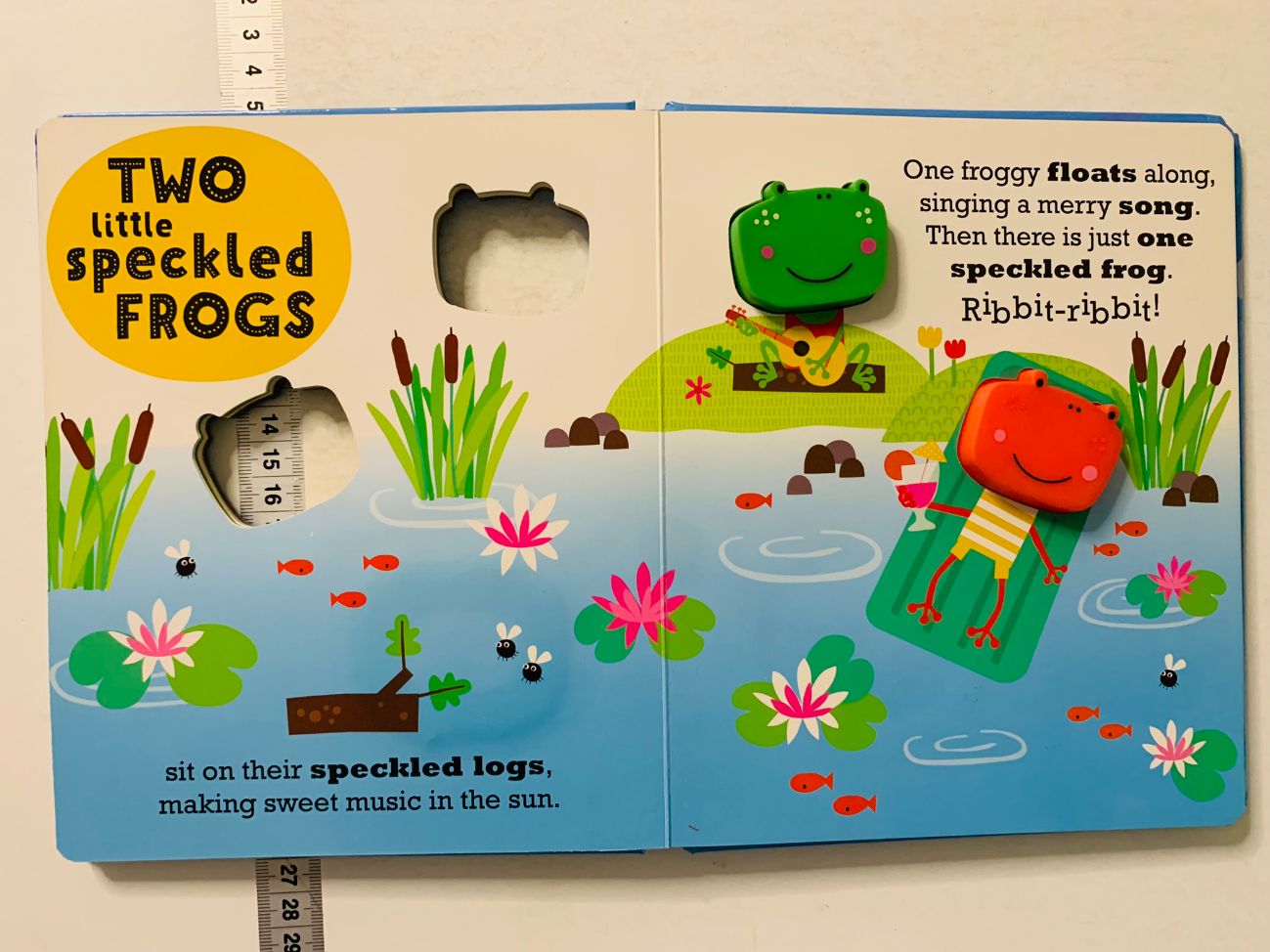 Five little speckled frogs - imagine 2