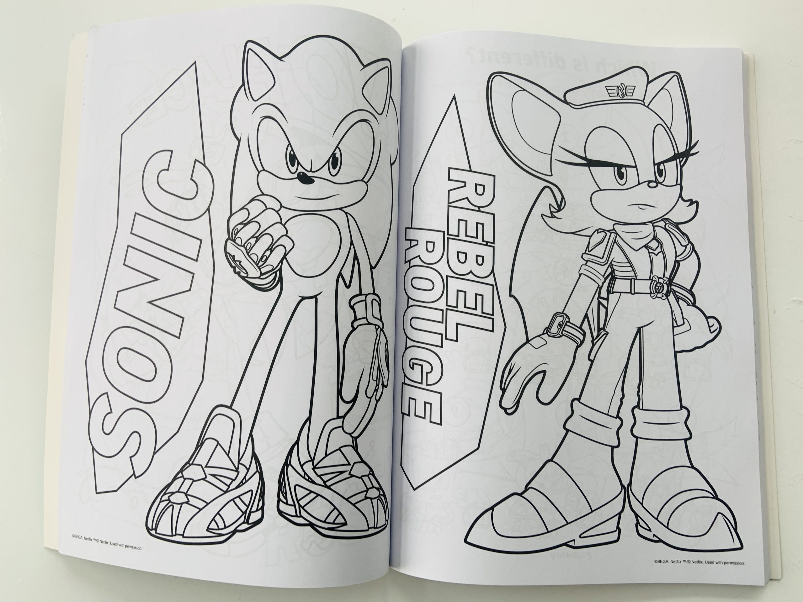 Sonic Prime Jumbo Colouring Book - imagine 2