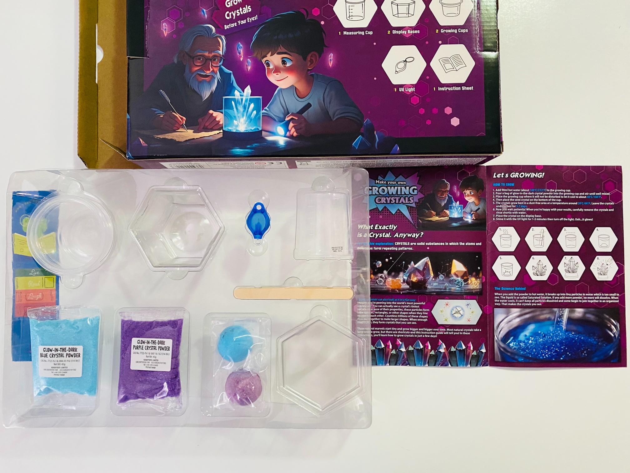 Make your own Growing Crystals - imagine 2