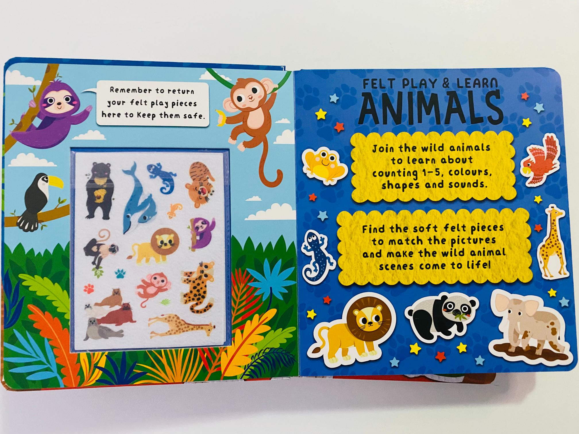 Felt Play & Learn. Animals - imagine 3